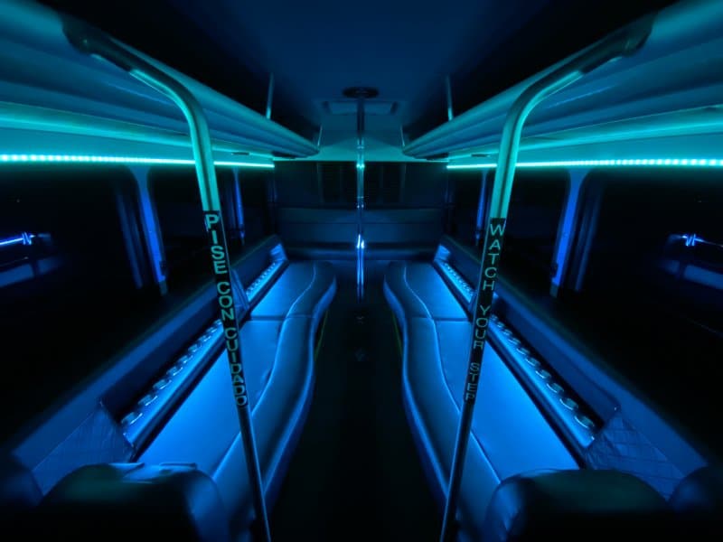 11 1 - The Lounge Party Bus - Party Express Bus Rentals in Wichita, KS - Party Express Bus