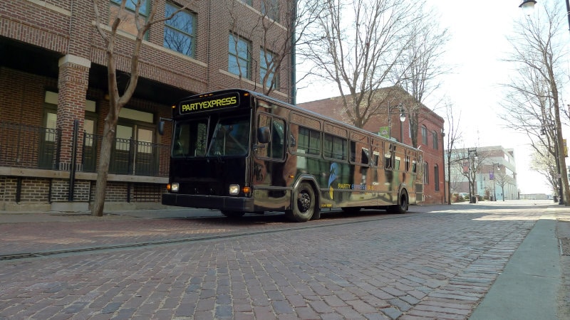 3 6 - The Shocker Party Bus - Party Express Bus Rentals in Wichita, KS - Party Express Bus