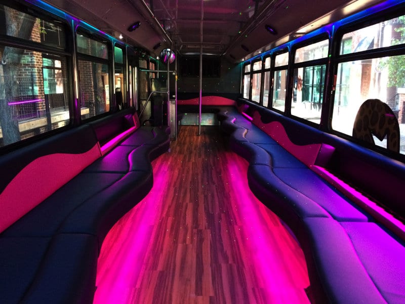 4 1 - The Barbie Party Bus - Party Express Bus Rentals in Wichita, KS - Party Express Bus