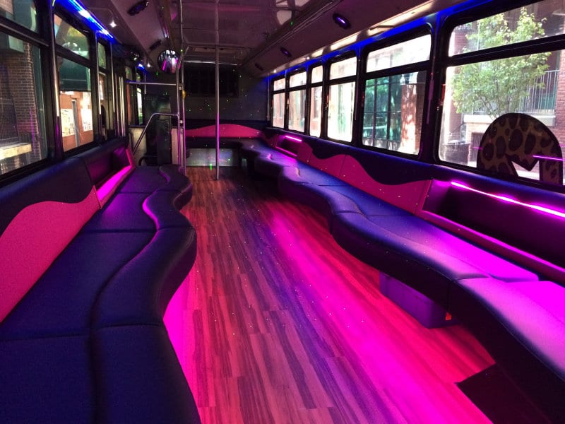 5 1 - The Barbie Party Bus - Party Express Bus Rentals in Wichita, KS - Party Express Bus