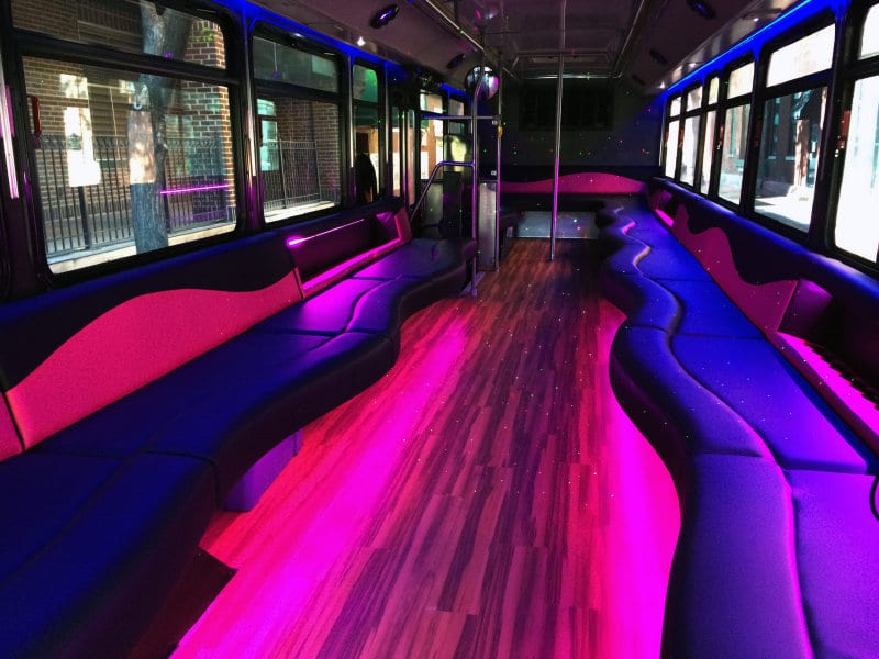 6 1 - The Barbie Party Bus - Party Express Bus Rentals in Wichita, KS - Party Express Bus