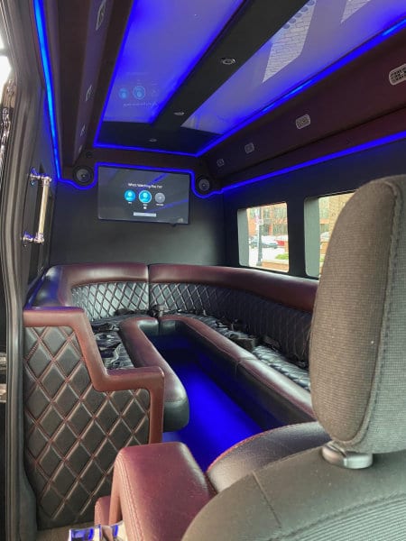 6 - The MegaVan (Sleek and stylish!) - Party Express Bus Rentals in Wichita, KS - Party Express Bus