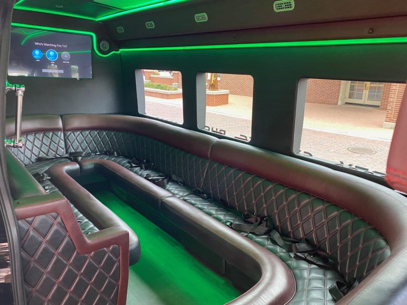 9 - The MegaVan (Sleek and stylish!) - Party Express Bus Rentals in Wichita, KS - Party Express Bus
